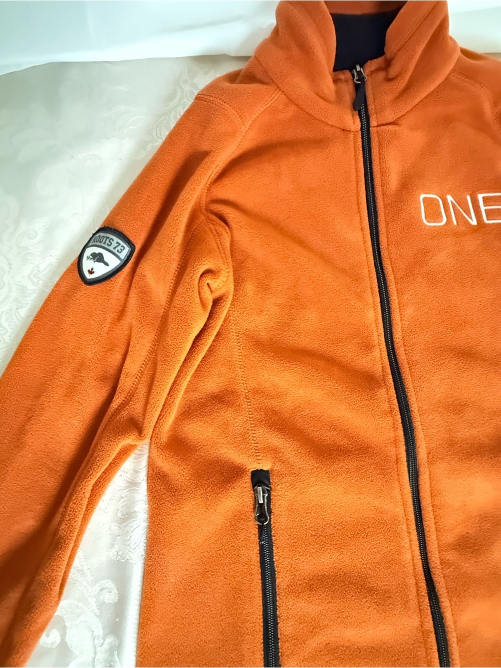 Roots 73 Deerlake Microfleece Jacket Rustic Orange Women’s XS - Picture 8 of 12